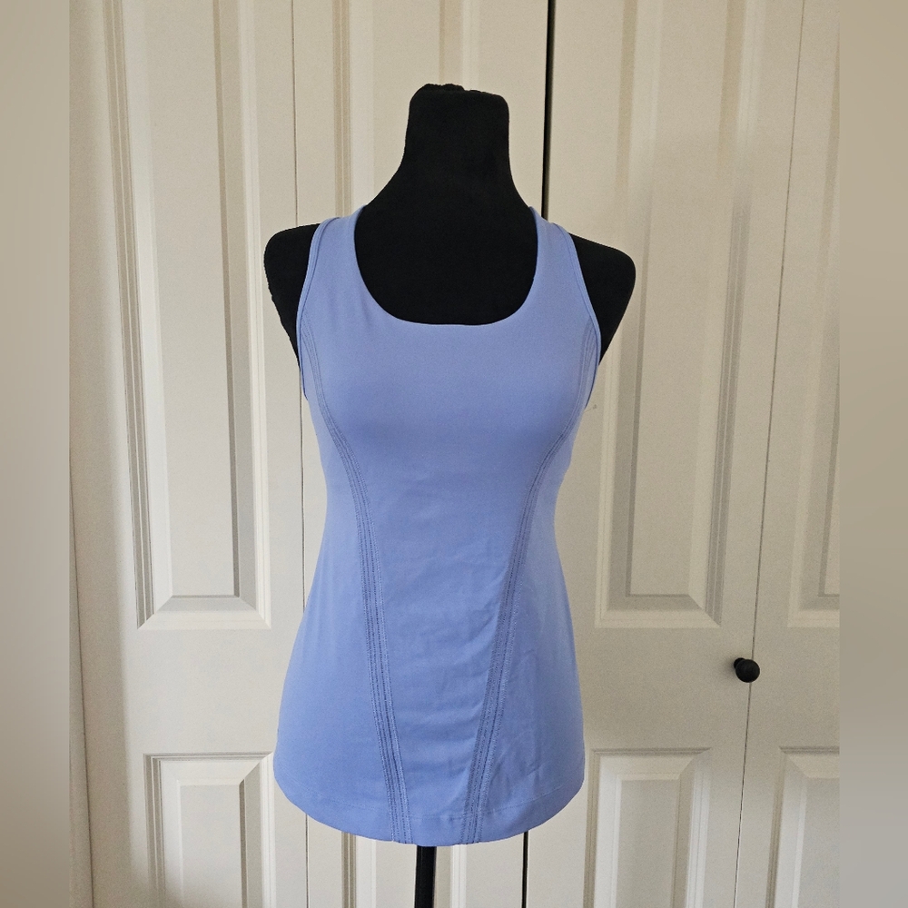 Lululemon Tank Top Stand Strong  SZ 6 Periwinkle Blue Purple